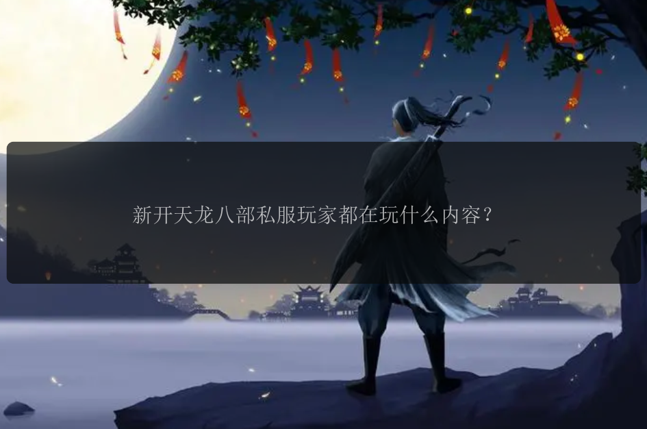 新开天龙八部私服玩家都在玩什么内容？